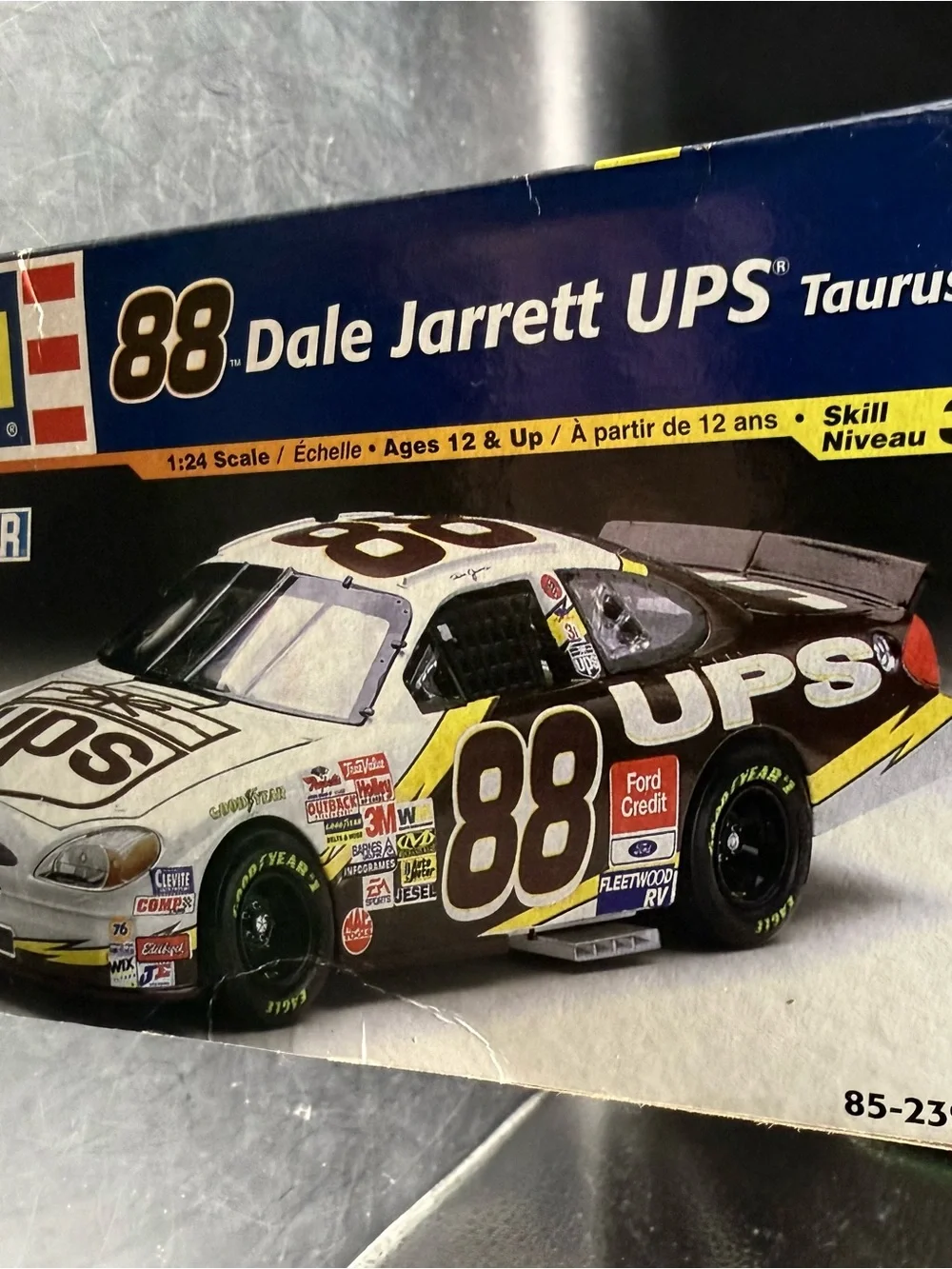 Revell Dale Jarrett #88 UPS Ford Taurus NASCAR Model Kit (1:24 Scale, 2002)